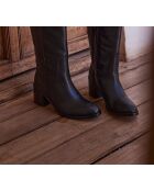Bottes en cuir Ruddy noires
