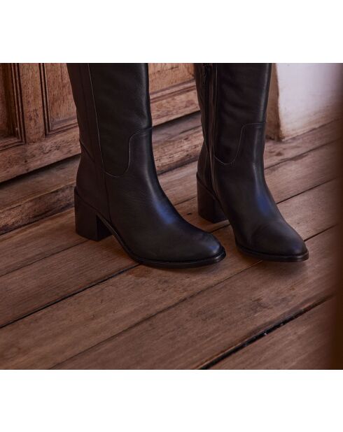 Bottes en cuir Ruddy noires