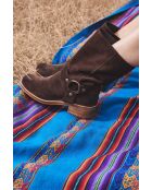 Lederstiefel Romain Chocolate