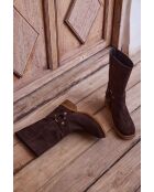 Lederstiefel Romain Chocolate