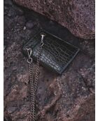 Cartera ámbar de piel verde inglesa