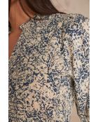 Robe Maylie imprimée pétrole