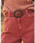 Ceinture moyenne Bijoux bordeaux