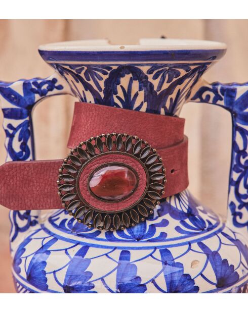 Ceinture moyenne Bijoux bordeaux