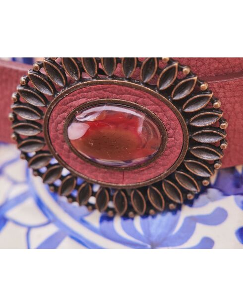 Ceinture moyenne Bijoux bordeaux