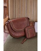 Mini sac en cuir Gaspard camel clair