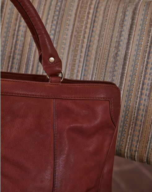 Sac cabas en cuir Gabriel camel