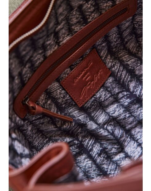 Sac cabas en cuir Gabriel camel