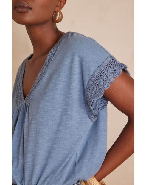 Florie blaues T-Shirt