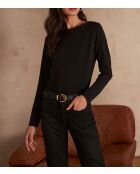 T-shirt nera Tanguy