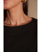 T-shirt nera Tanguy