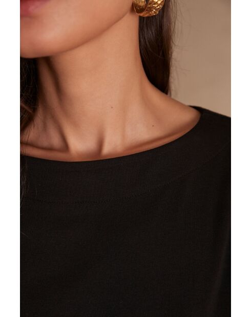 T-shirt nera Tanguy