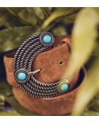 Ceinture large Barry camel clair
