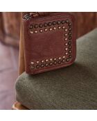 Cartera Gaspard, color camel claro