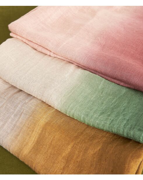 Foulard ville Tabata rose foncé