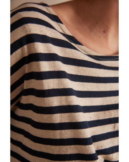 Navyblaues Daisy T-Shirt