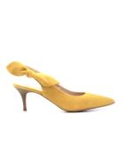 Gelbe Dakota-Lederpumps - 7 cm Absatz