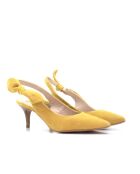 Gelbe Dakota-Lederpumps - 7 cm Absatz