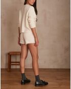 Steffie Shorts in cremefarbener Farbe