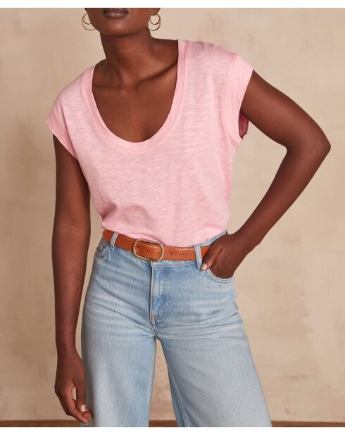 Hellrosafarbenes T-Shirt Pipper