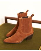 Lederstiefel Habby Chocolate