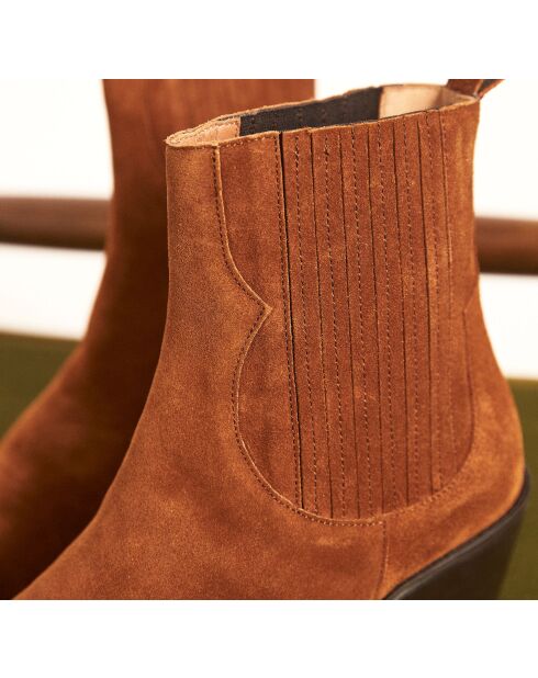 Lederstiefel Habby Chocolate