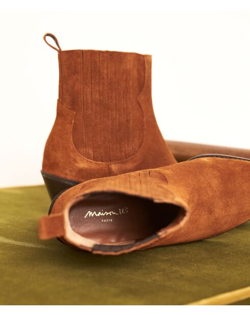 Lederstiefel Habby Chocolate