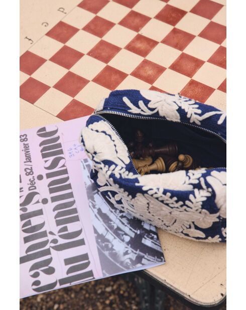 Trousse Simone bleue