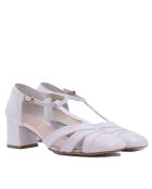 Escarpins en cuir CA-2178 blanc sale - Talon 5,5 cm