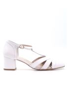 Escarpins en cuir CA-2178 blanc sale - Talon 5,5 cm