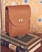 Petit sac Ines en cuir camel clair