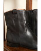 Bottines en cuir Ronnie noires