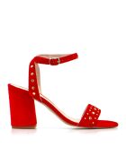 Elite Passion Sandalen aus Veloursleder mit Absatz — 6,5 cm Absatz