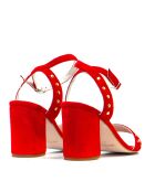 Elite Passion Sandalen aus Veloursleder mit Absatz — 6,5 cm Absatz