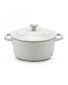 Casseruola rotonda beige 22 cm