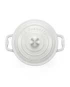 Casseruola rotonda beige 22 cm
