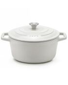 Ronde braadpan 25cm beige