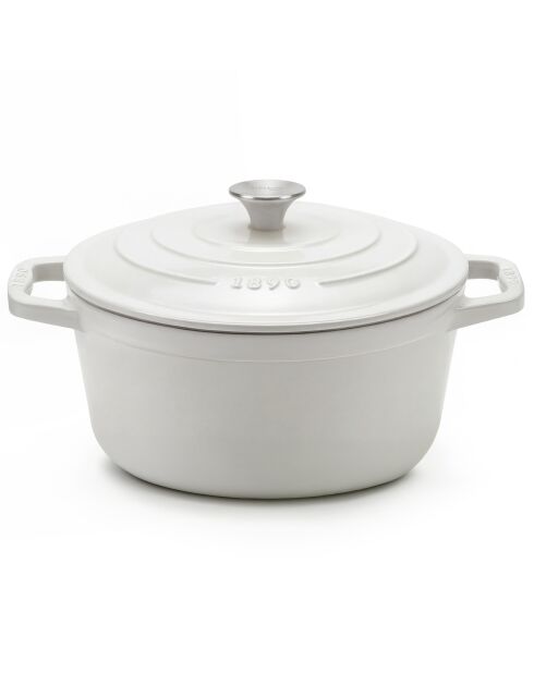 Runder Kochtopf 25cm beige