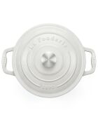 Ronde braadpan 25cm beige