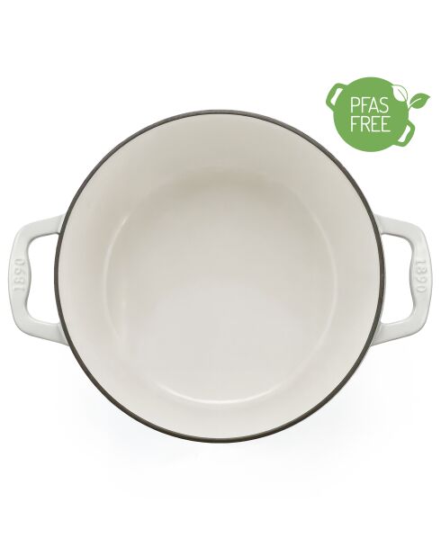 Runder Kochtopf 25cm beige