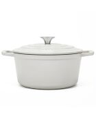 Ronde braadpan 25cm beige