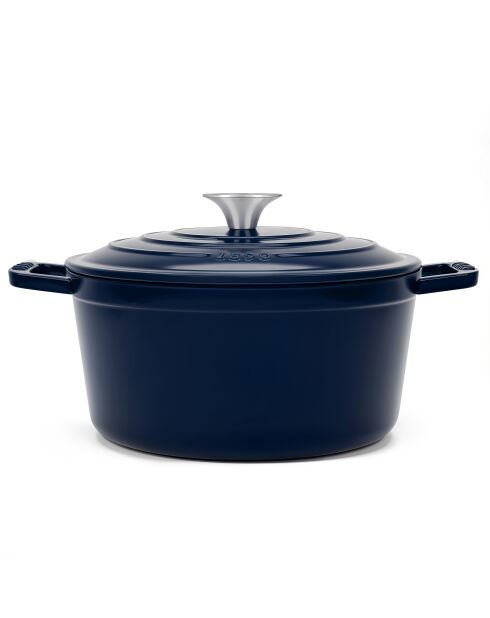 Runder Kochtopf 25cm blau