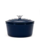 Ronde braadpan 25cm blauw