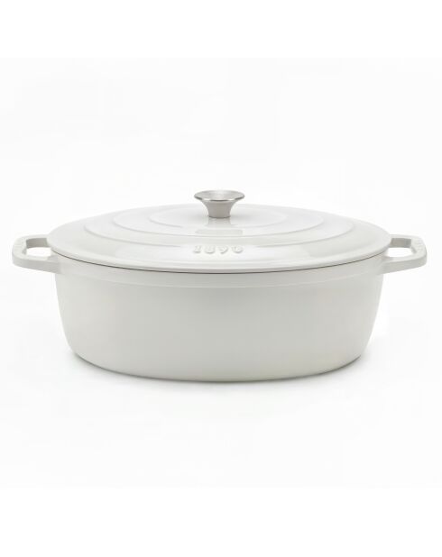 Ovaler Kochtopf, 36 cm, beige