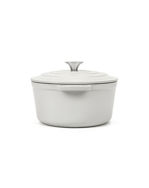 Ovaler Kochtopf, 36 cm, beige