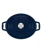 Ovale Auflaufform 36 cm blau