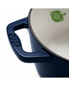 Ovale Auflaufform 36 cm blau