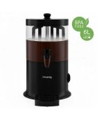 Máquina expendedora de chocolate negro caliente