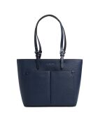 Bolsa mediana Jet Set azul marino - 36,8 x 26 x 17,1 cm