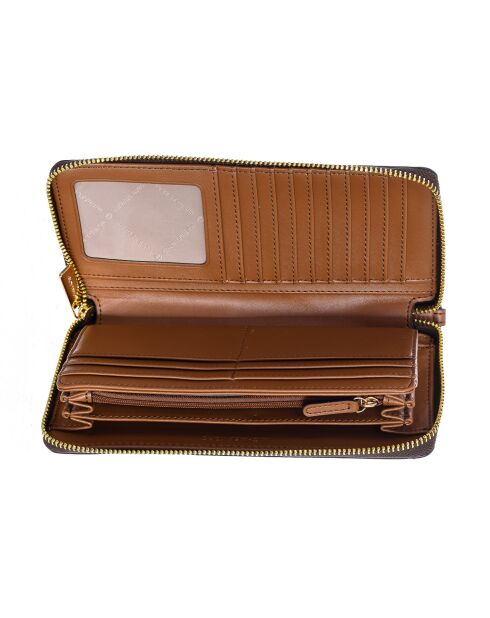 Braune Handgelenktasche, 10 x 21 x 3,5 cm